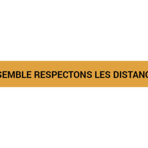 ADS10 : Ensemble respectons les distances | 80 x 10 cm