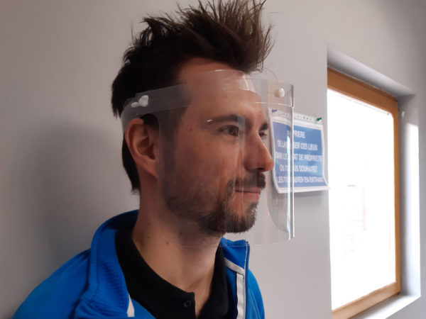 Visière Plastique de protection du visage : Kit Cristal – Image 2