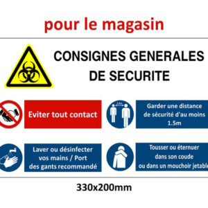 Panneau en PVC pour magasin