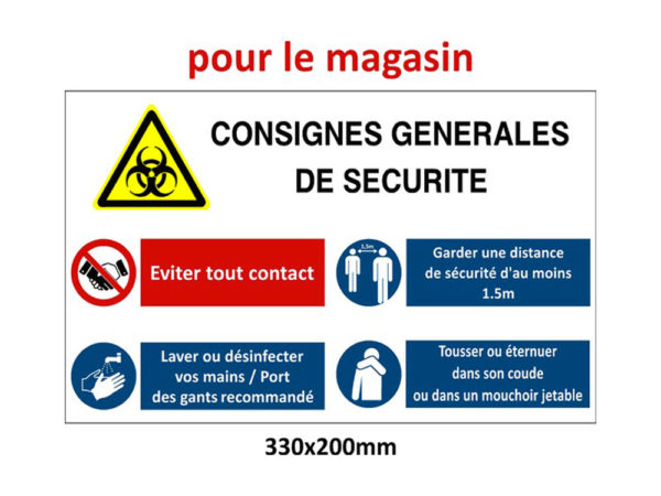 Panneau en PVC pour magasin