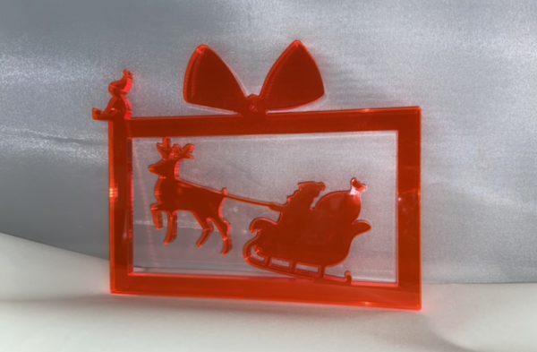 boule noël traîneau