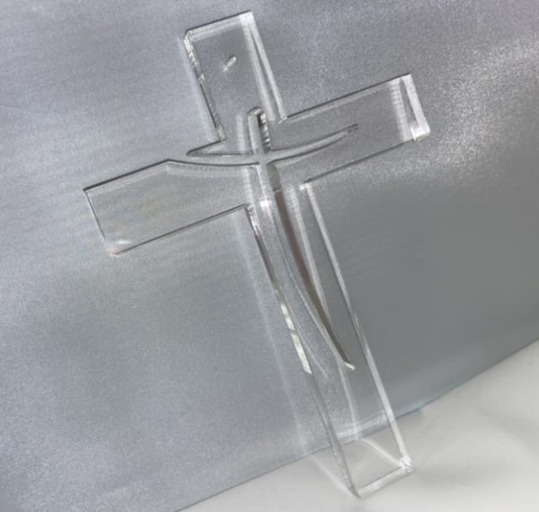 croix funéraire transparente