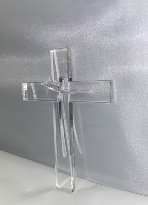 plexiglas incolore crucifix